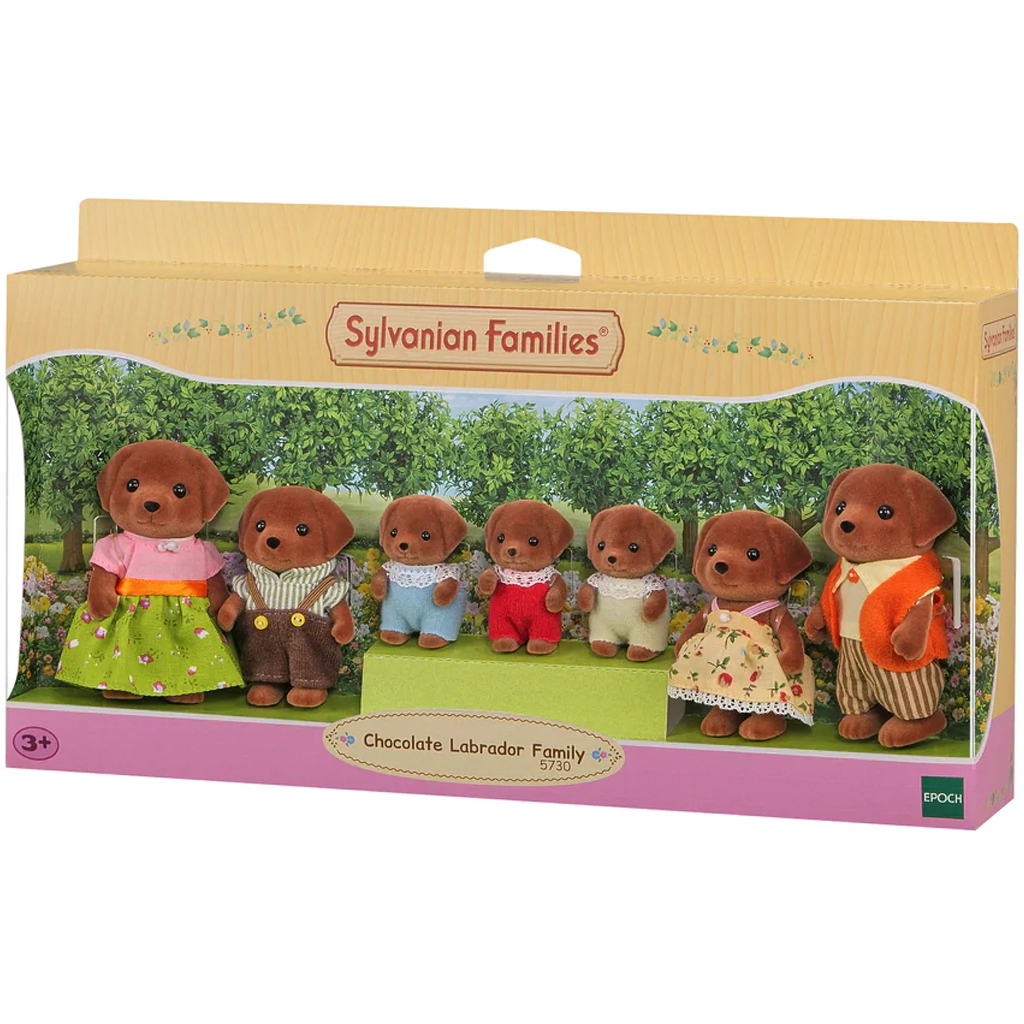 Sylvanian Families Chocolate Labrador Family - Image 2