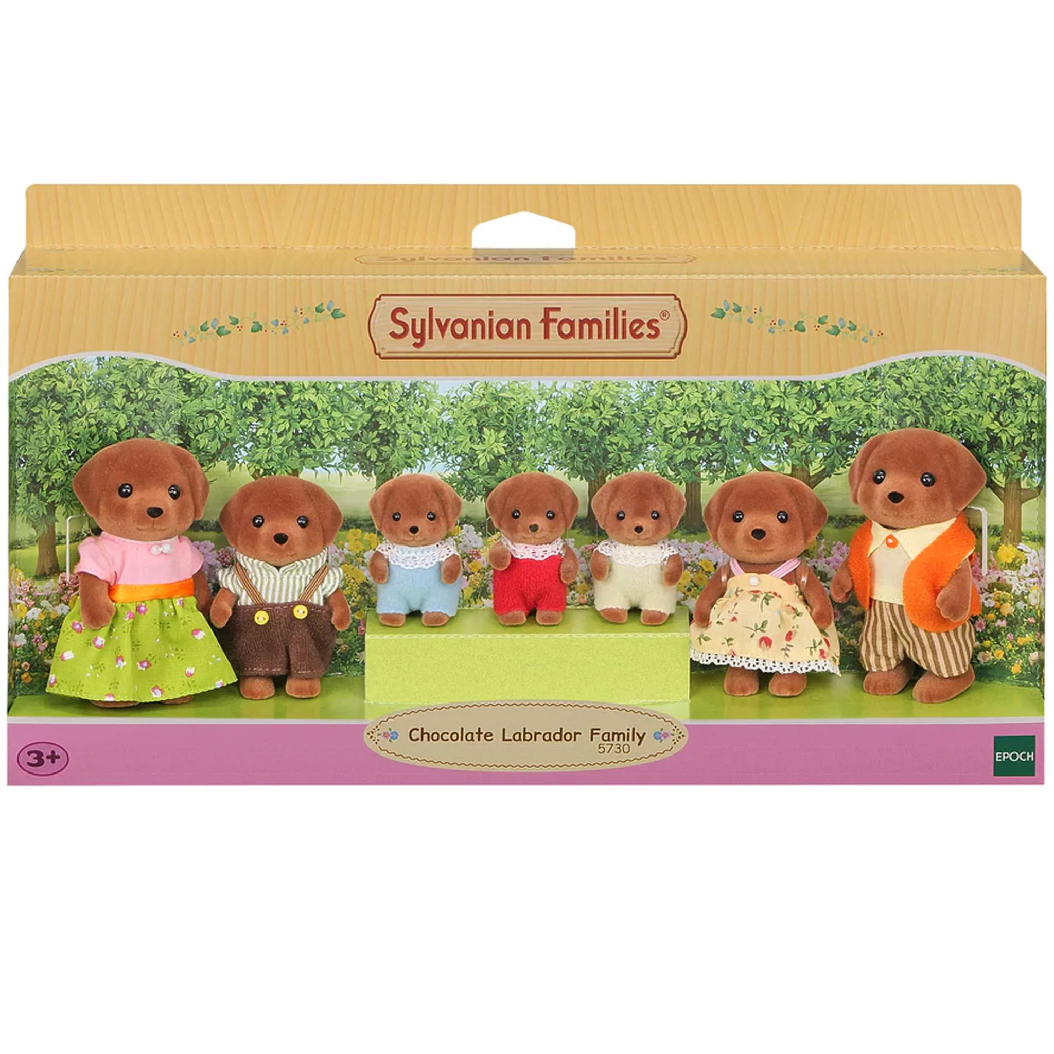 Sylvanian Families Chocolate Labrador Family - Image 3