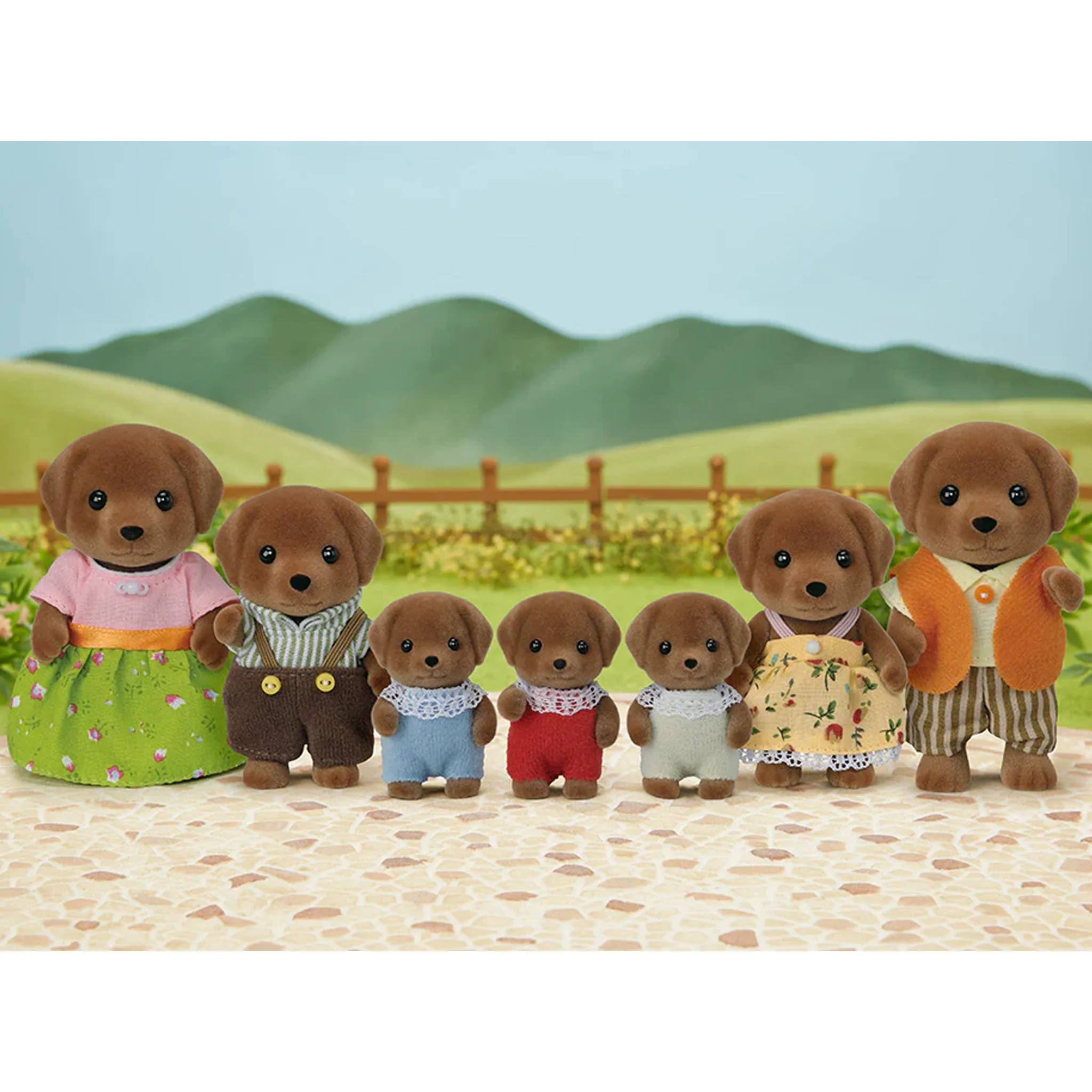 Sylvanian Families Chocolate Labrador Family - Image 4