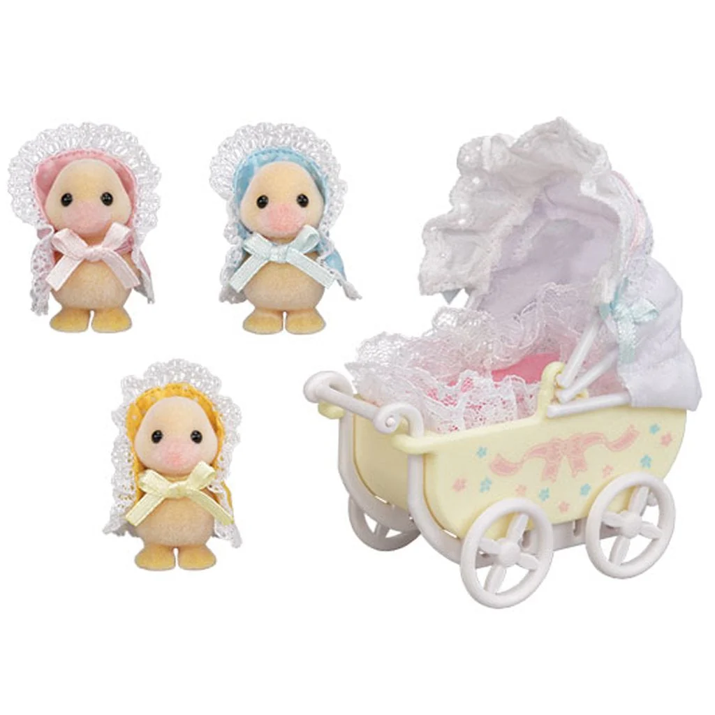 Sylvanian Families Darling Ducklings Baby Carriage - Image 2