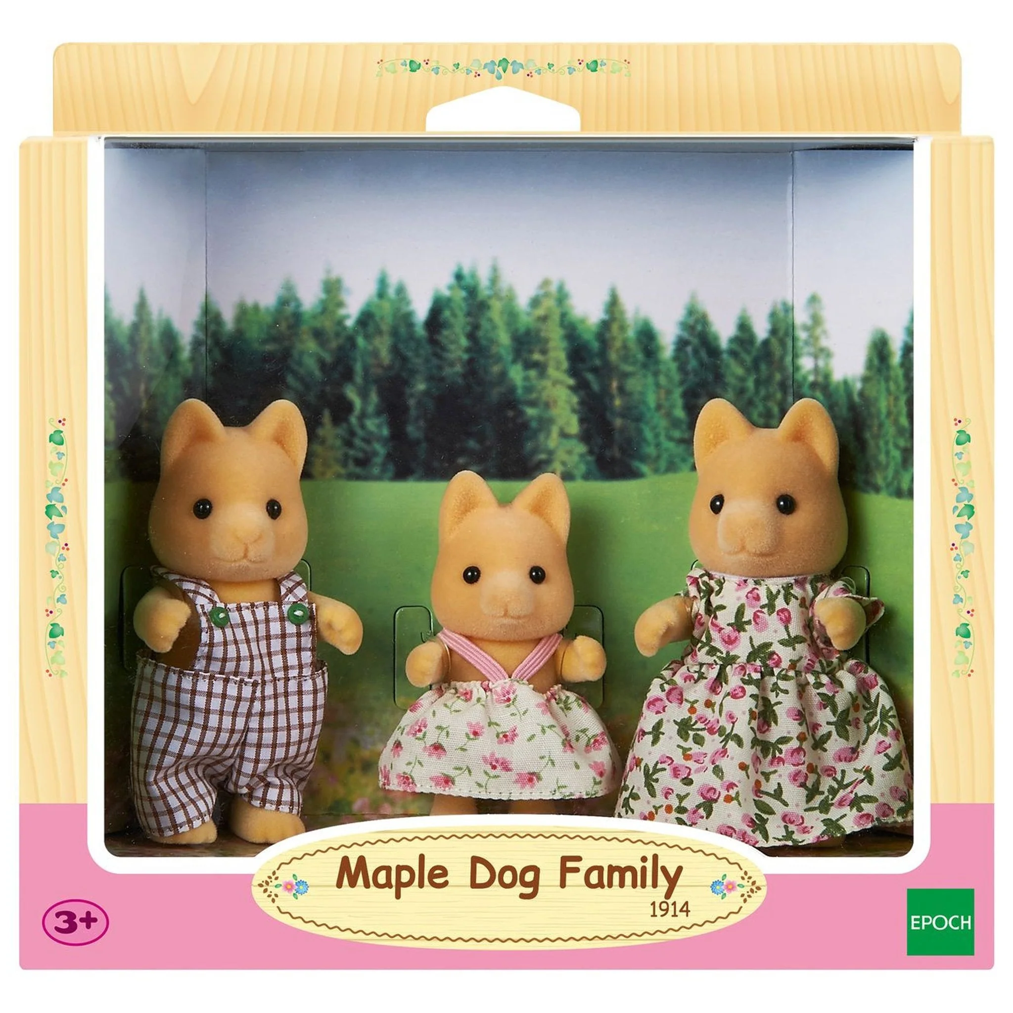 Sylvanian Families Maple Dog Family - Image 3