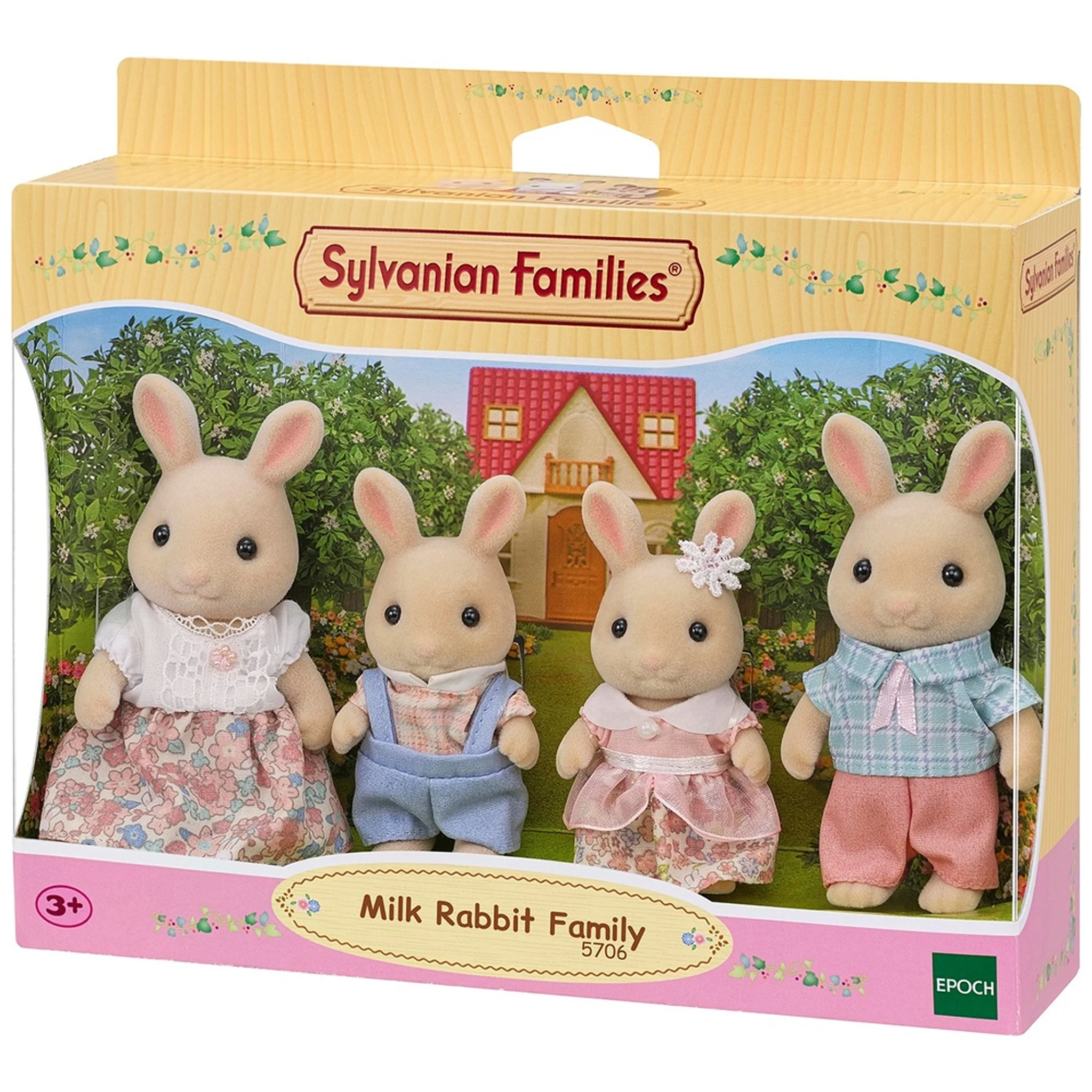 Sylvanian Families Milk Rabbit Family - Image 2