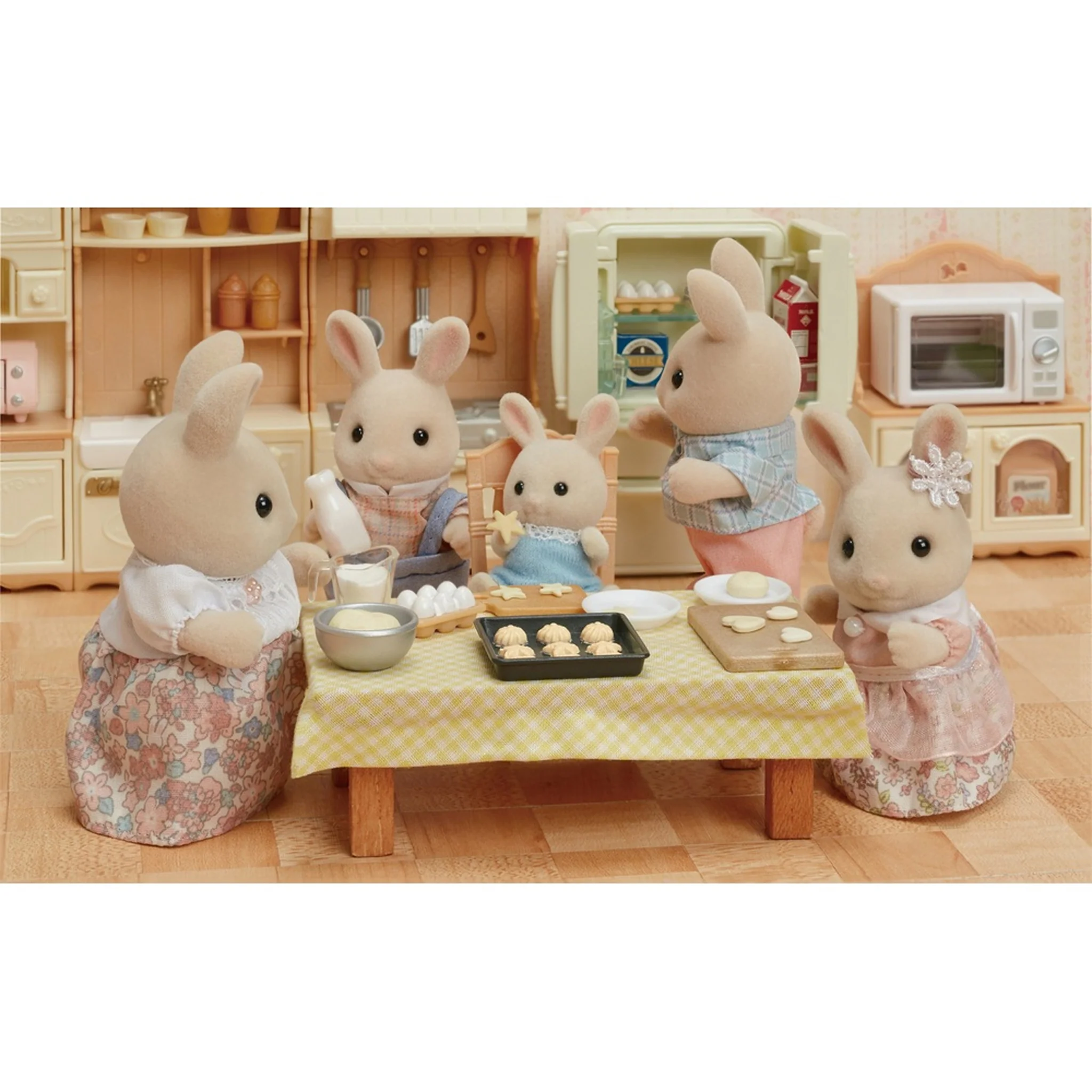 Sylvanian Families Milk Rabbit Family - Image 3