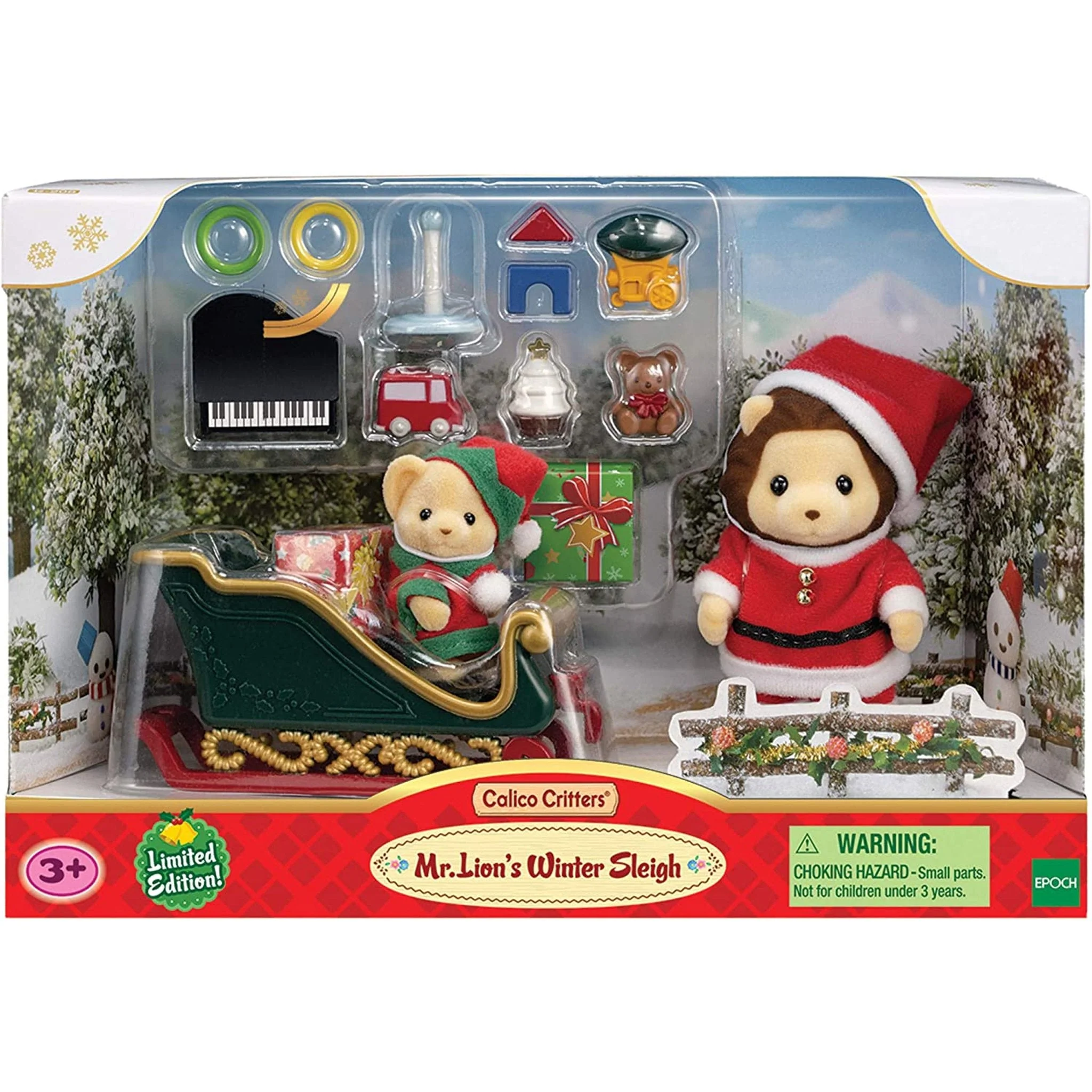 Sylvanian Families Mr. Lions Winter Sleigh - Image 2