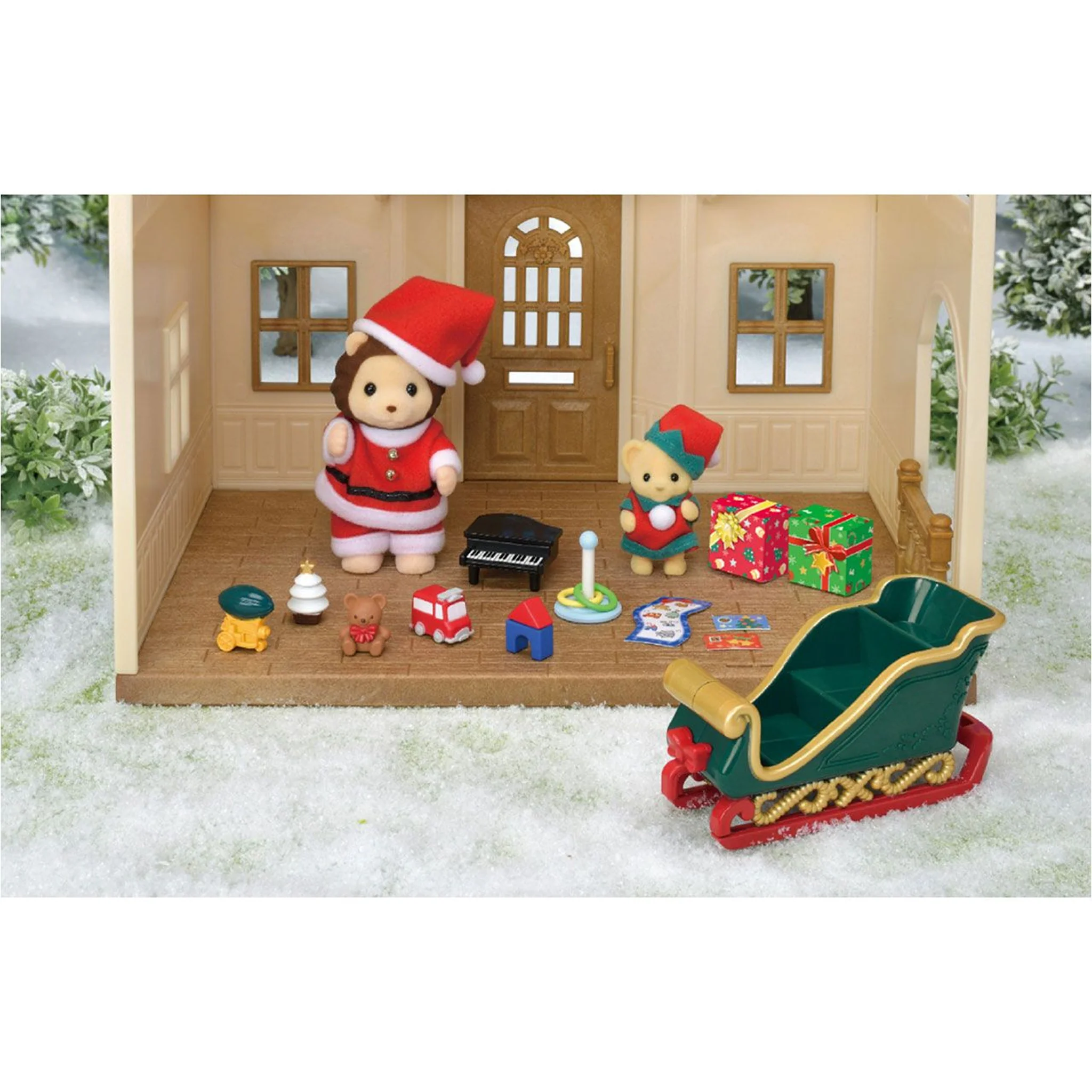 Sylvanian Families Mr. Lions Winter Sleigh - Image 6