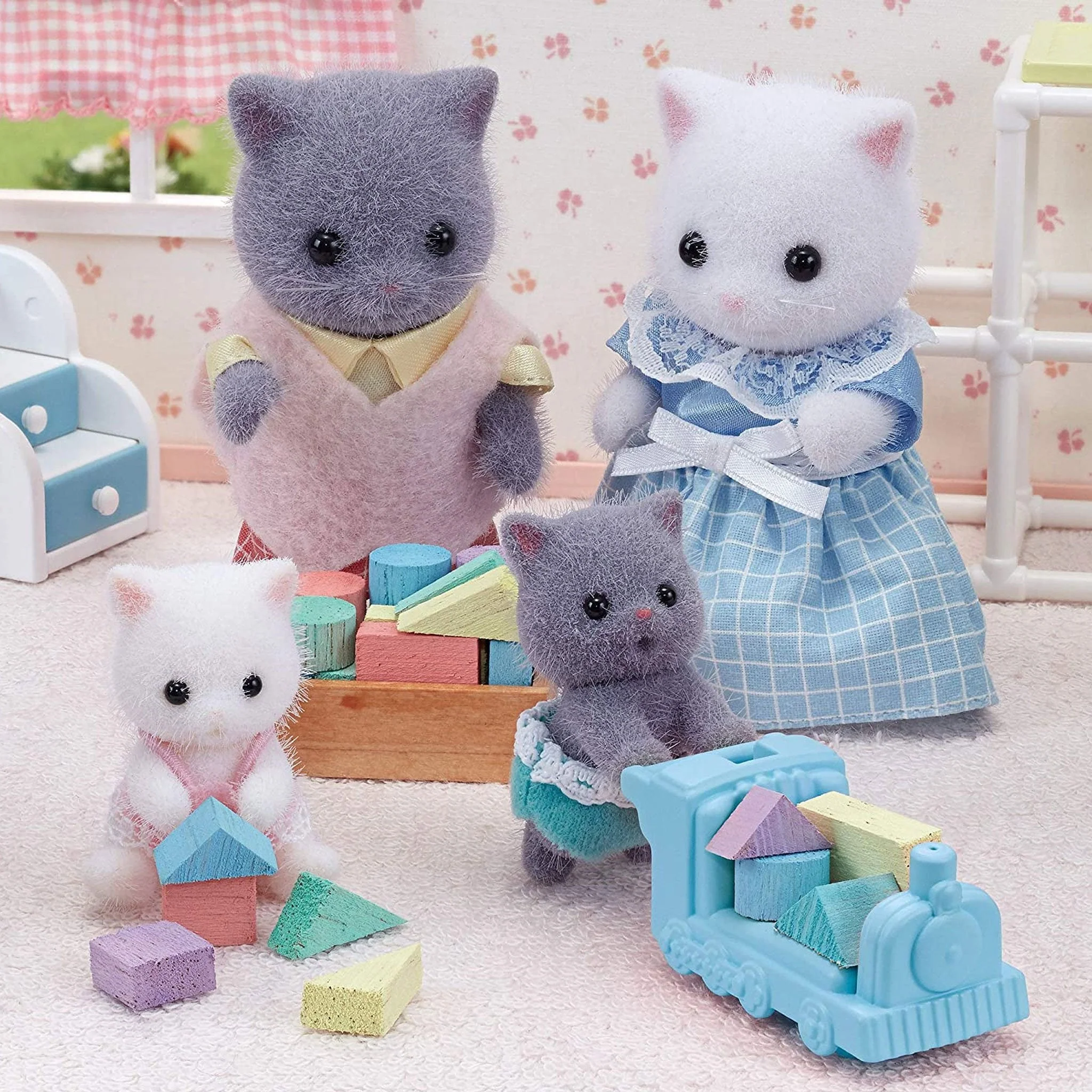 Sylvanian Families Persian Cat Twins - Image 3