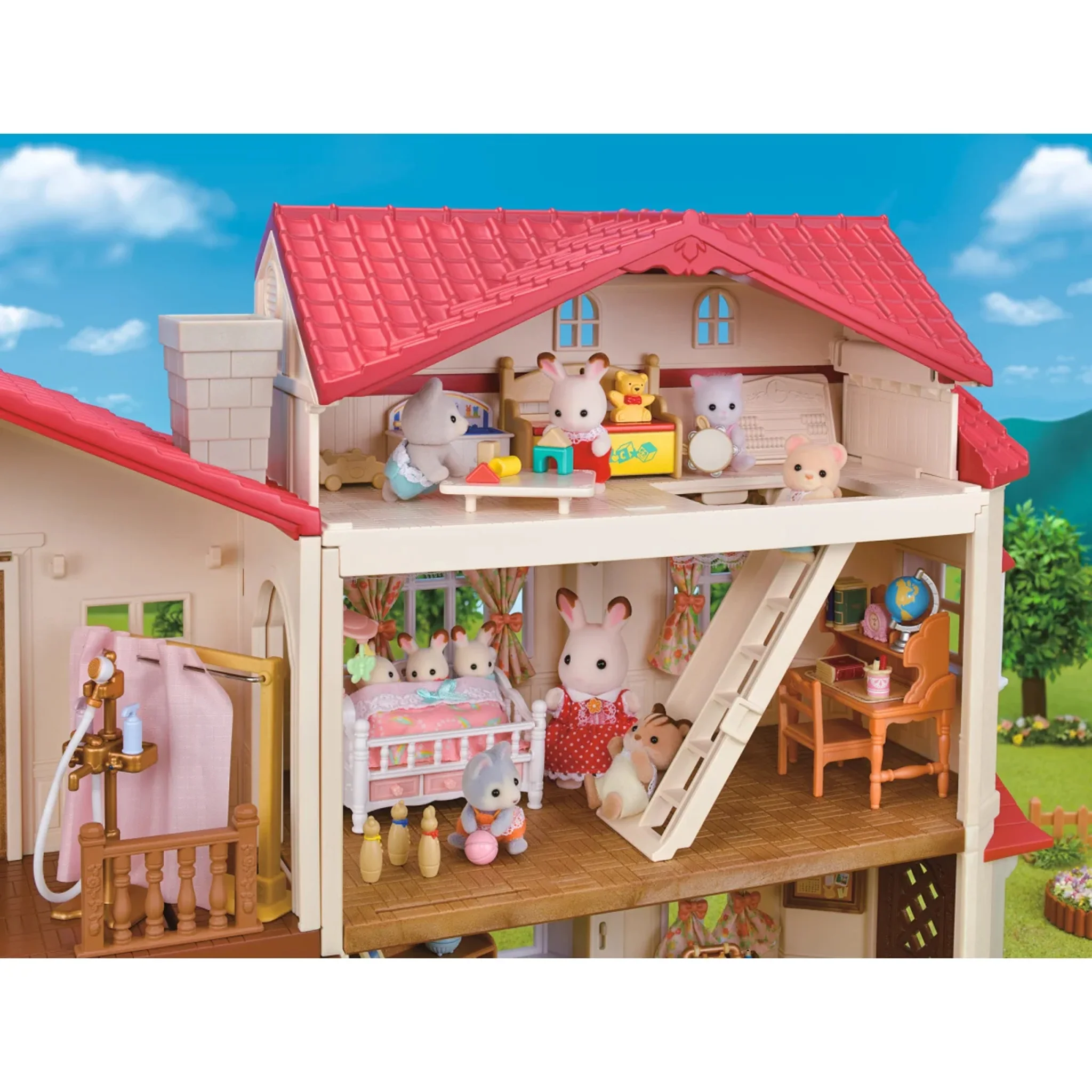 Sylvanian Families Red Roof Home Secret Attic - Image 11