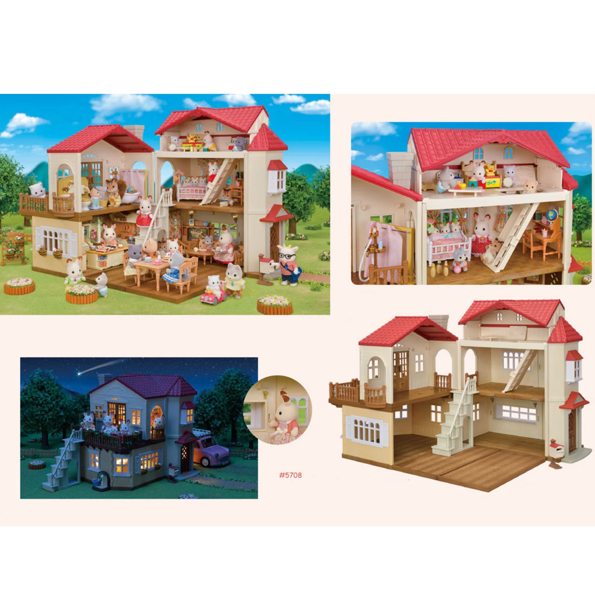 Sylvanian Families Red Roof Home Secret Attic - Image 6