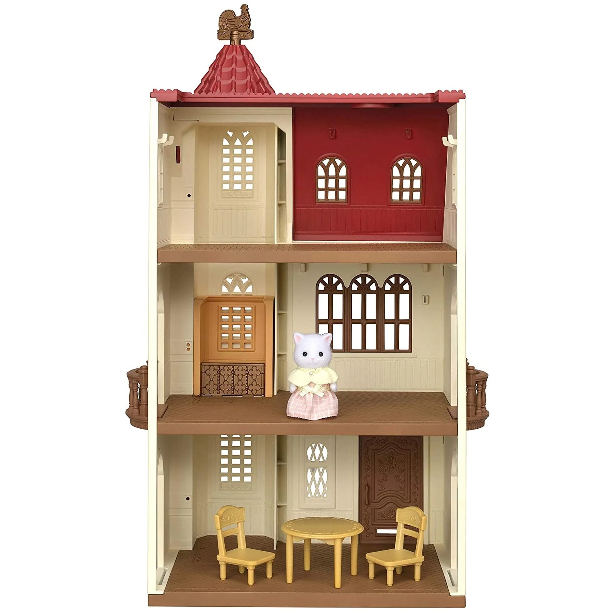 Sylvanian Families Red Roof Tower Home
