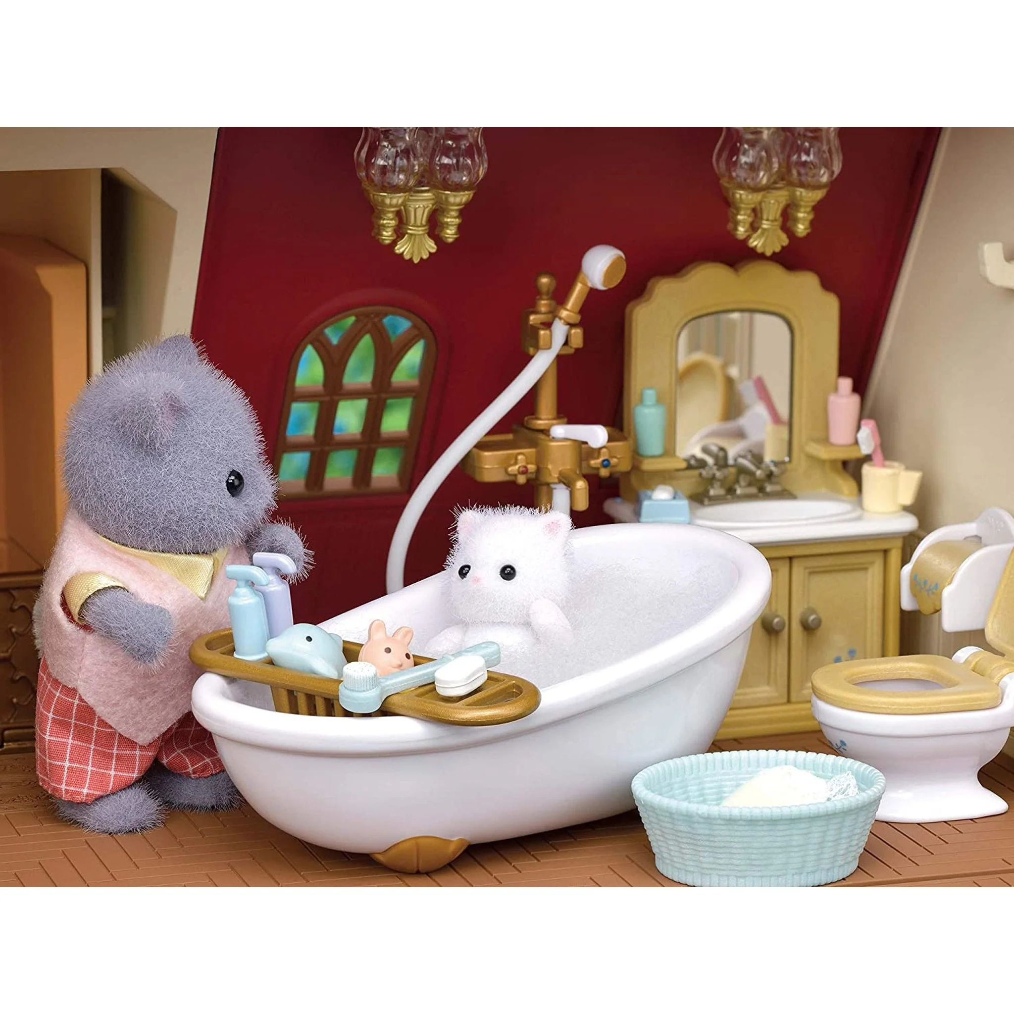 Sylvanian Families Red Roof Tower Home - Image 10