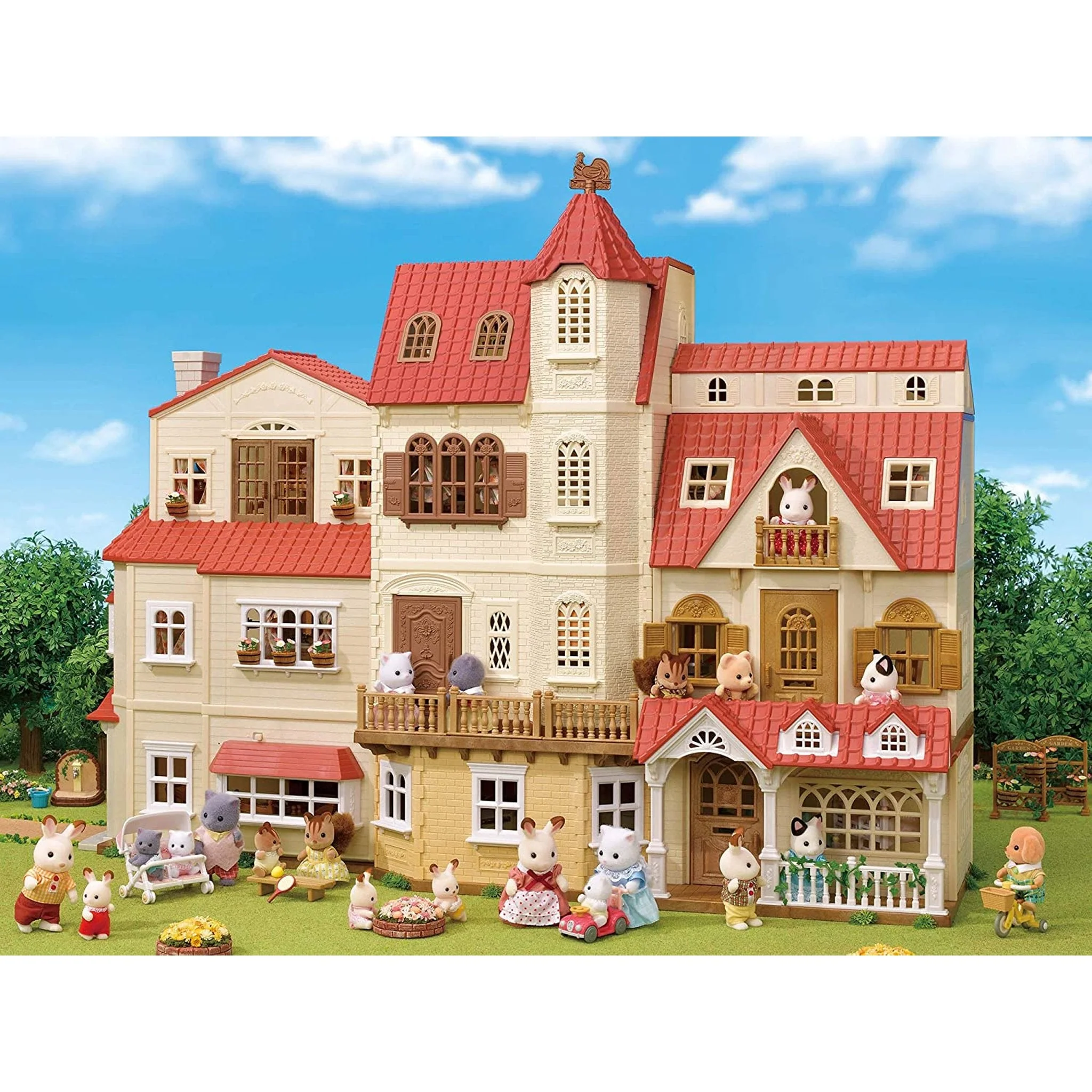 Sylvanian Families Red Roof Tower Home - Image 11
