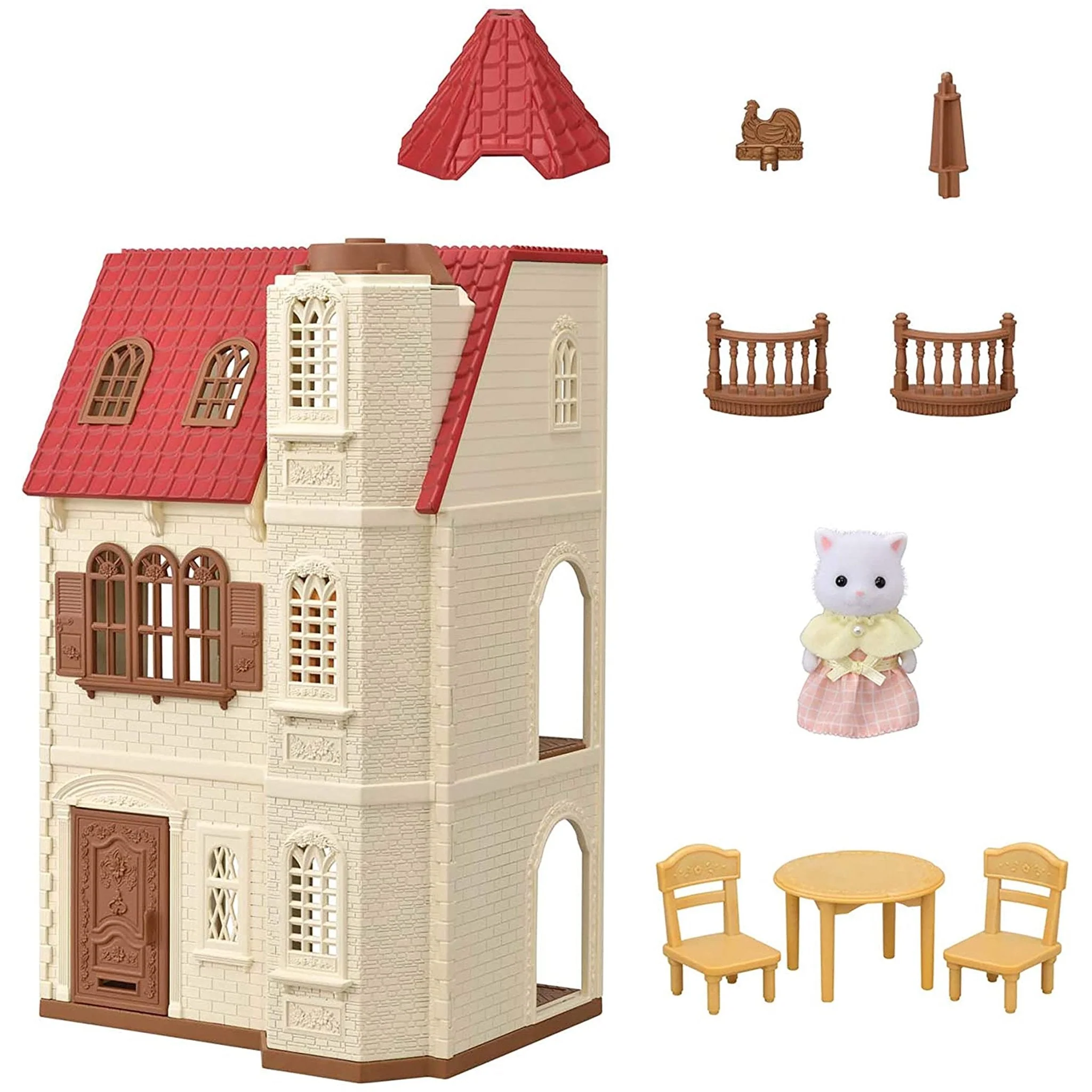 Sylvanian Families Red Roof Tower Home - Image 2