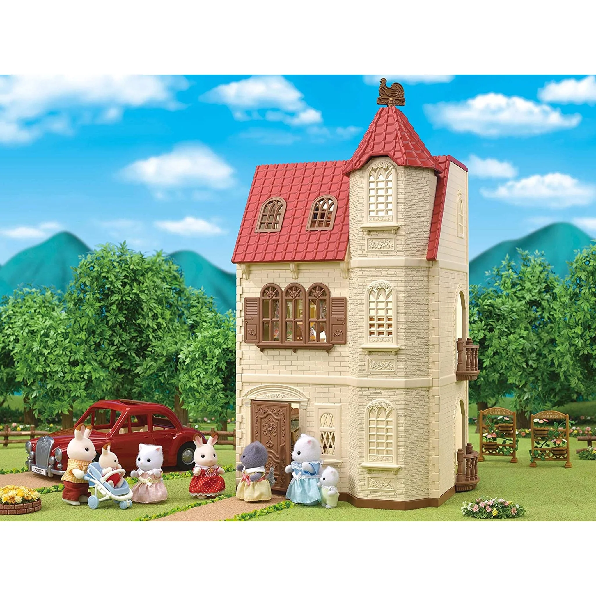 Sylvanian Families Red Roof Tower Home - Image 3