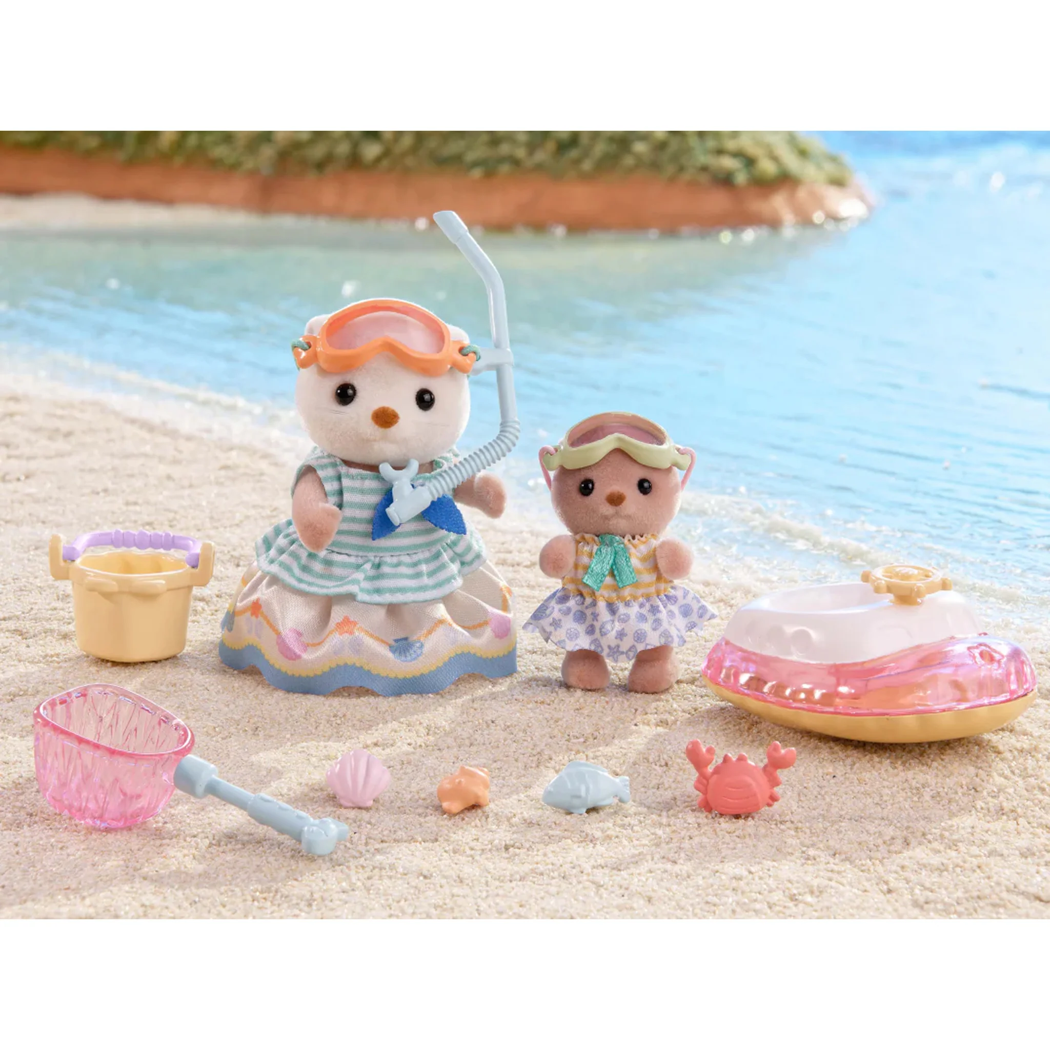 Sylvanian Families Sea Otter Sisters - Splashy Snorkel Set - Image 6