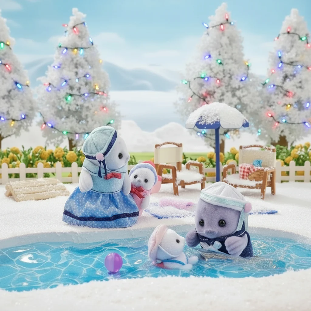 Sylvanian Families Seal Family - Image 4