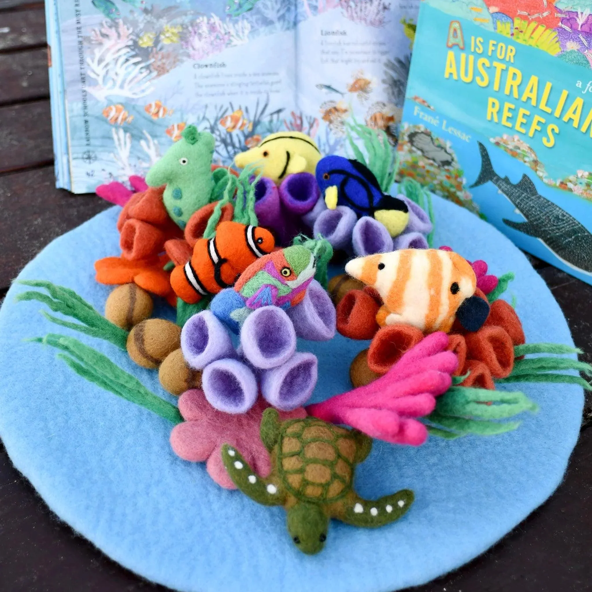 Tara Treasures: Coral Reef Play Mat Playscape - Image 11