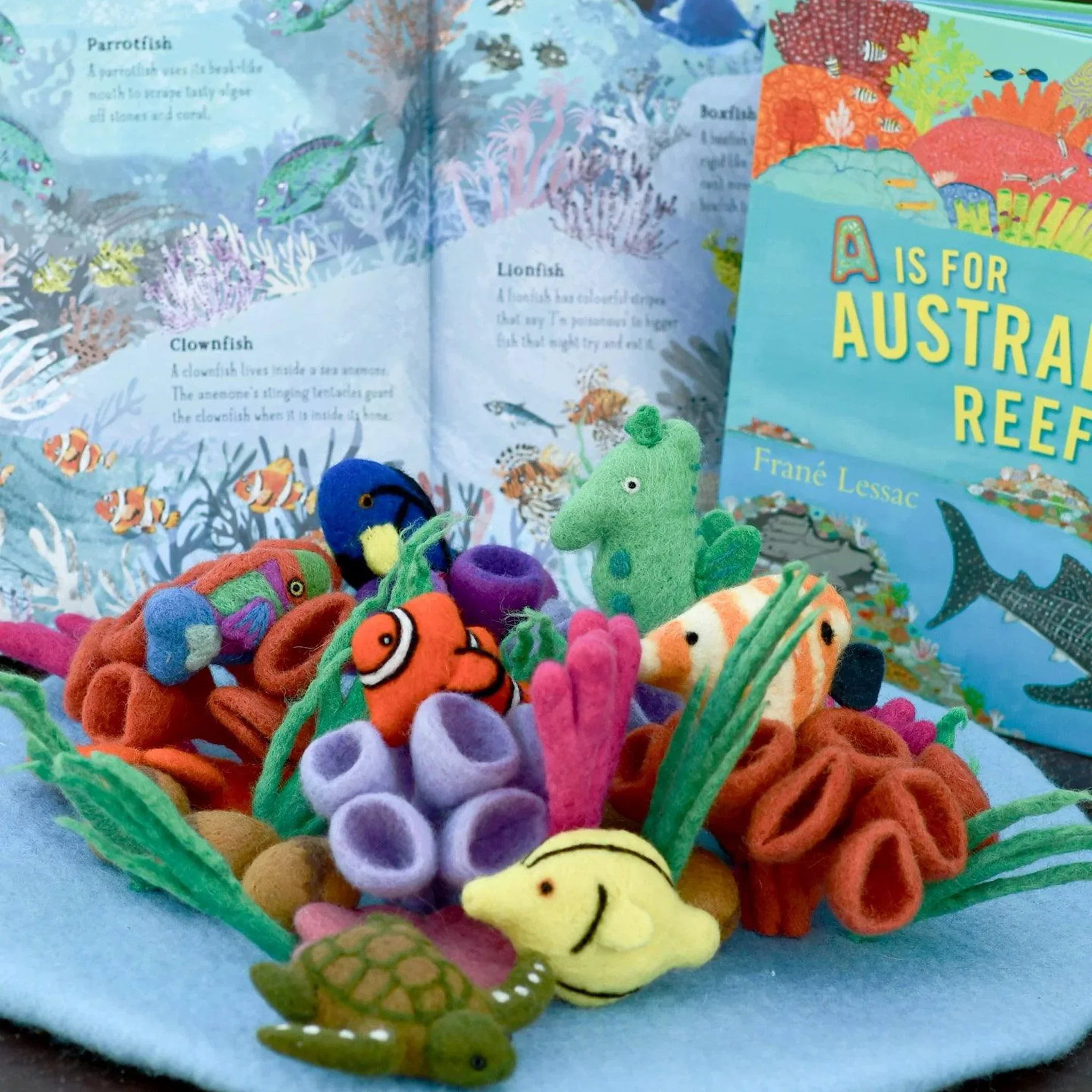 Tara Treasures: Coral Reef Play Mat Playscape - Image 5