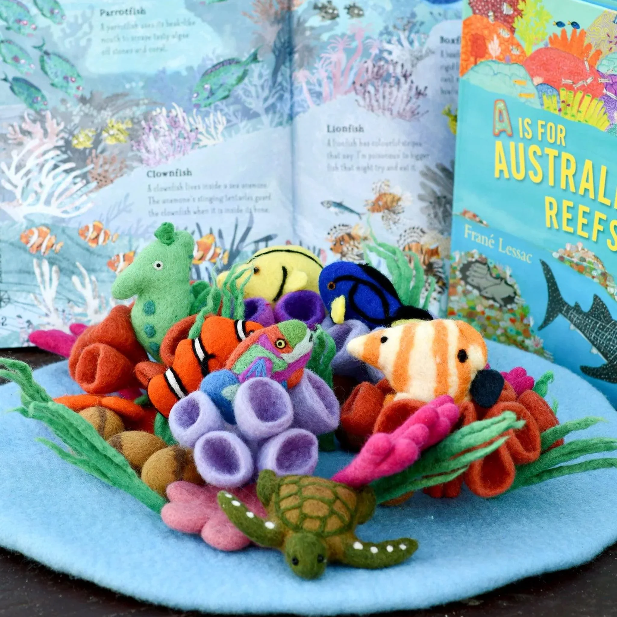 Tara Treasures: Coral Reef Play Mat Playscape - Image 6