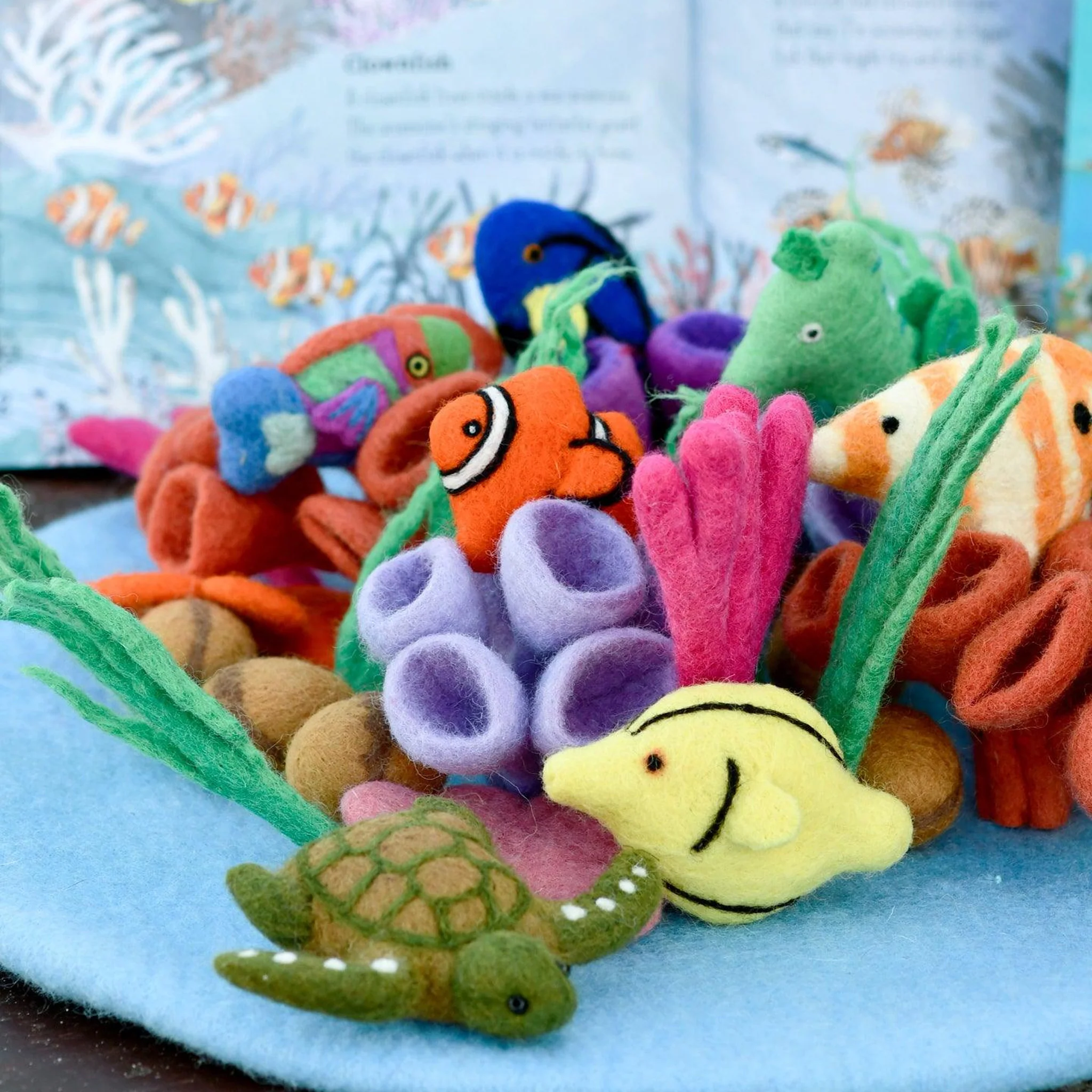 Tara Treasures: Coral Reef Play Mat Playscape - Image 7