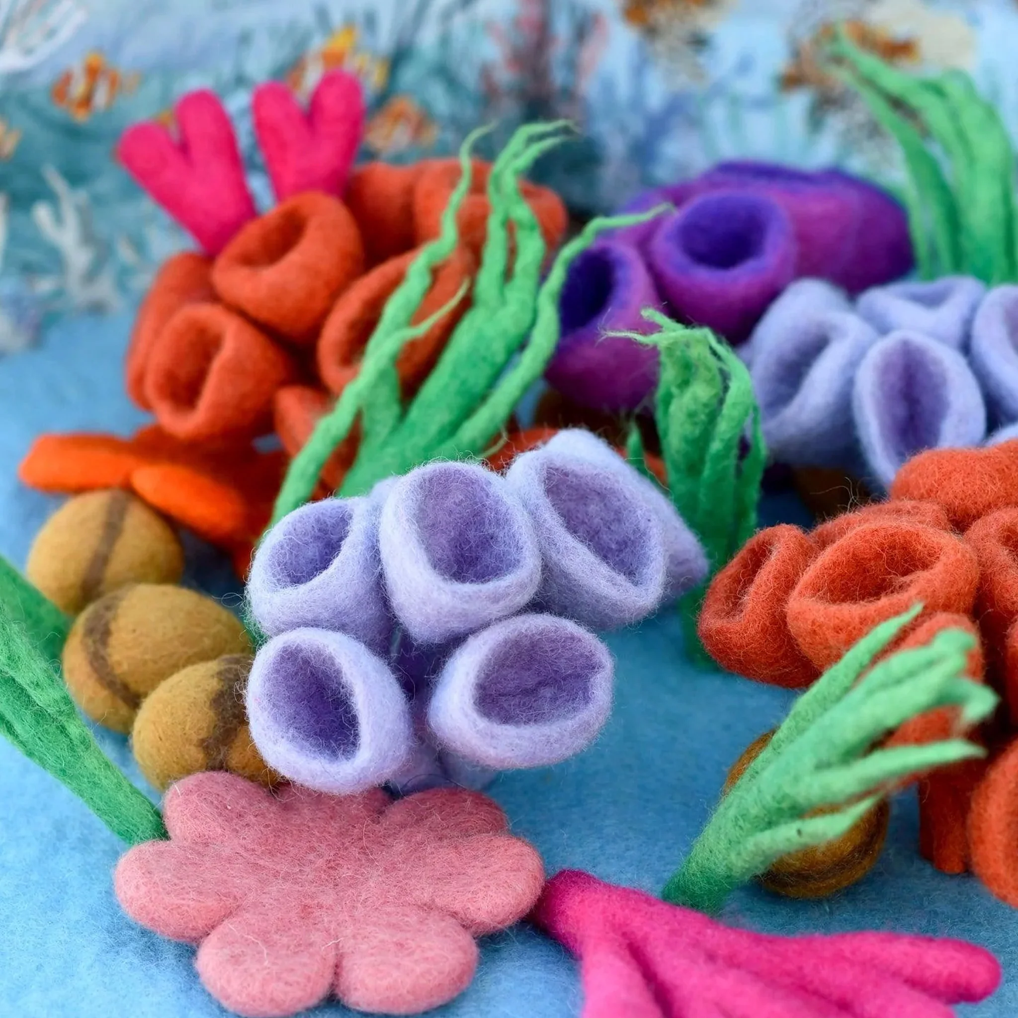 Tara Treasures: Coral Reef Play Mat Playscape - Image 9