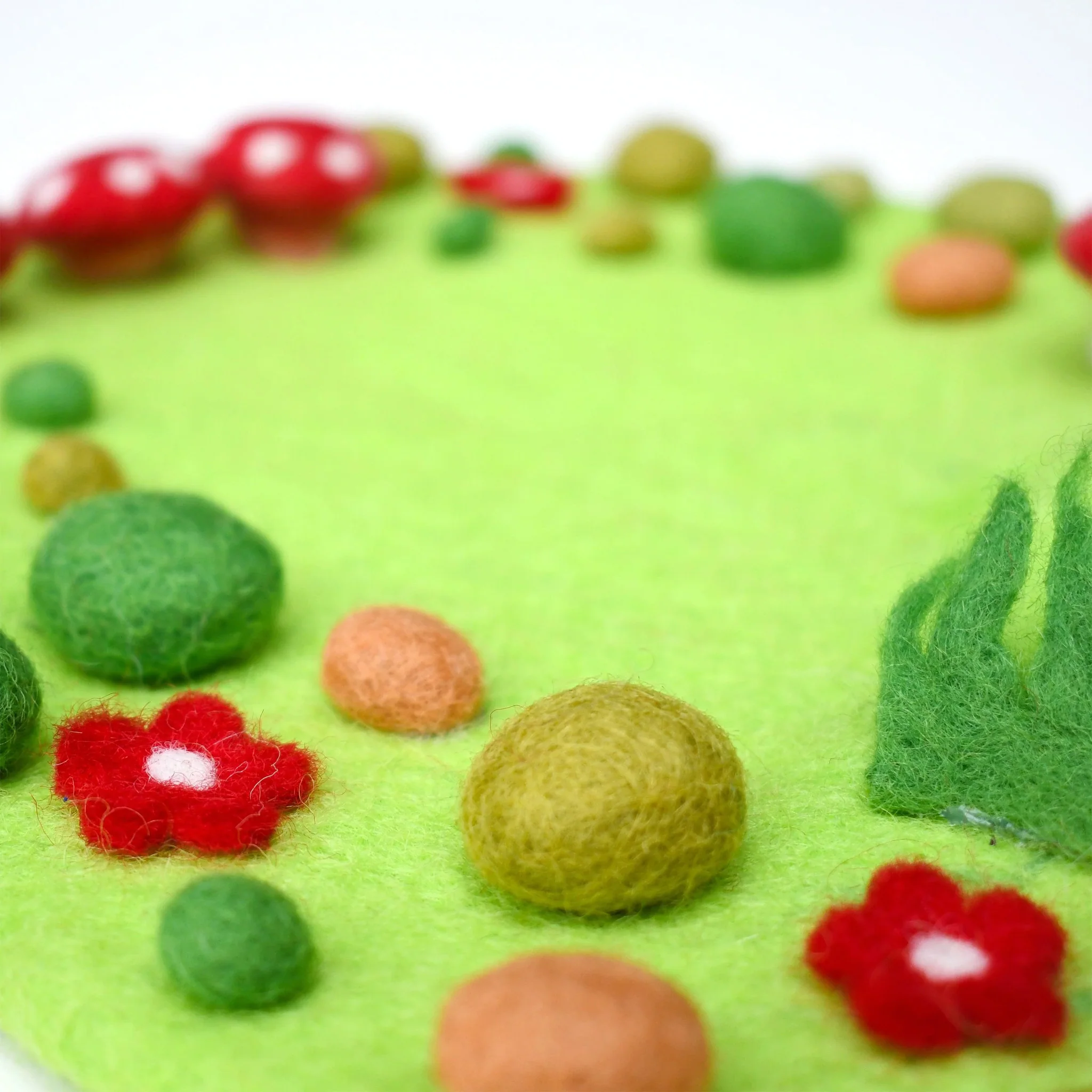 Tara Treasures: Fairy Toadstool Garden Play Mat Playscape - Image 3