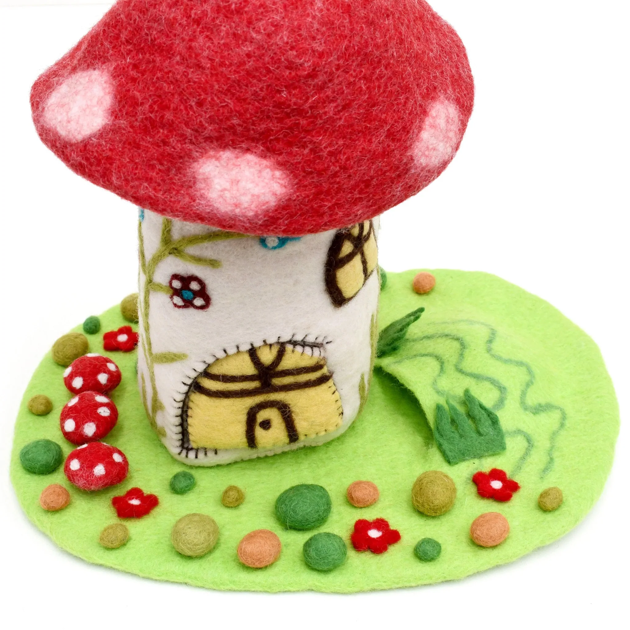 Tara Treasures: Fairy Toadstool Garden Play Mat Playscape - Image 7