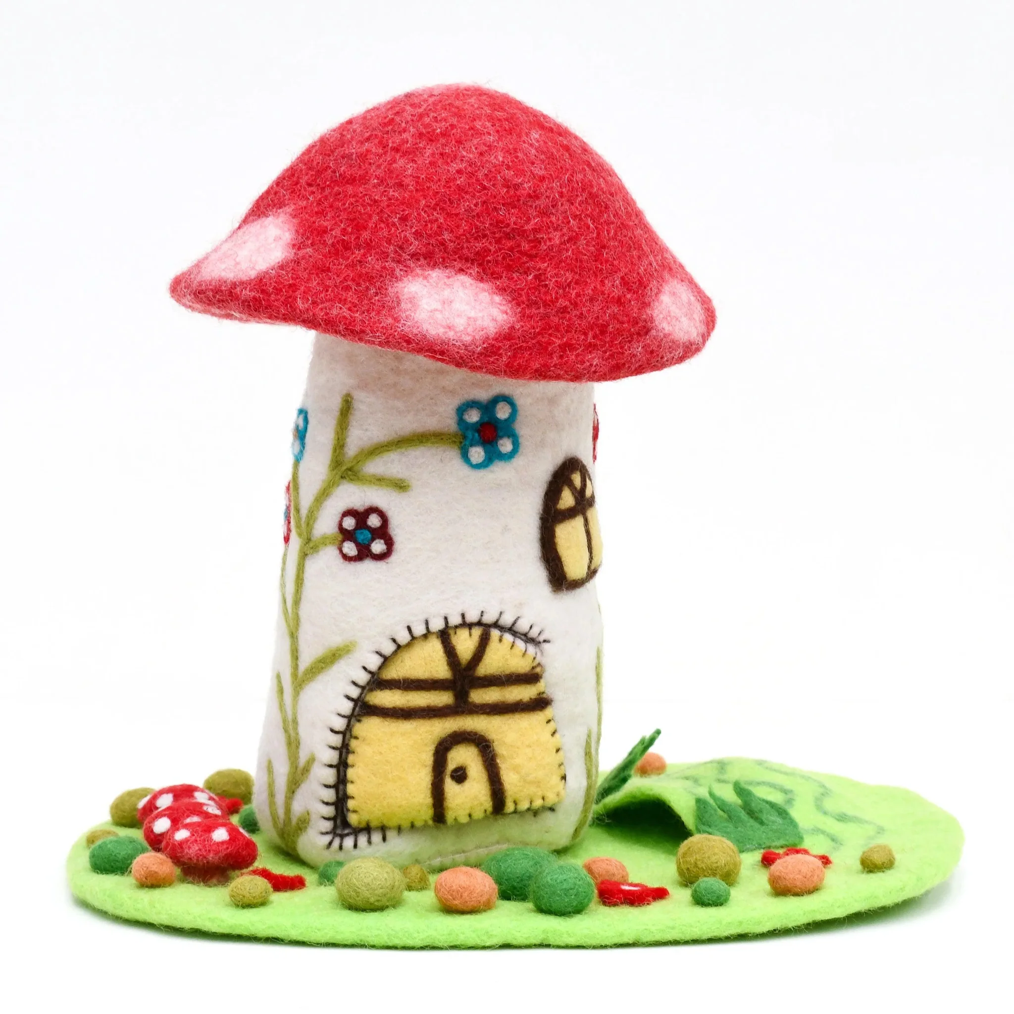 Tara Treasures: Fairy Toadstool Garden Play Mat Playscape - Image 8