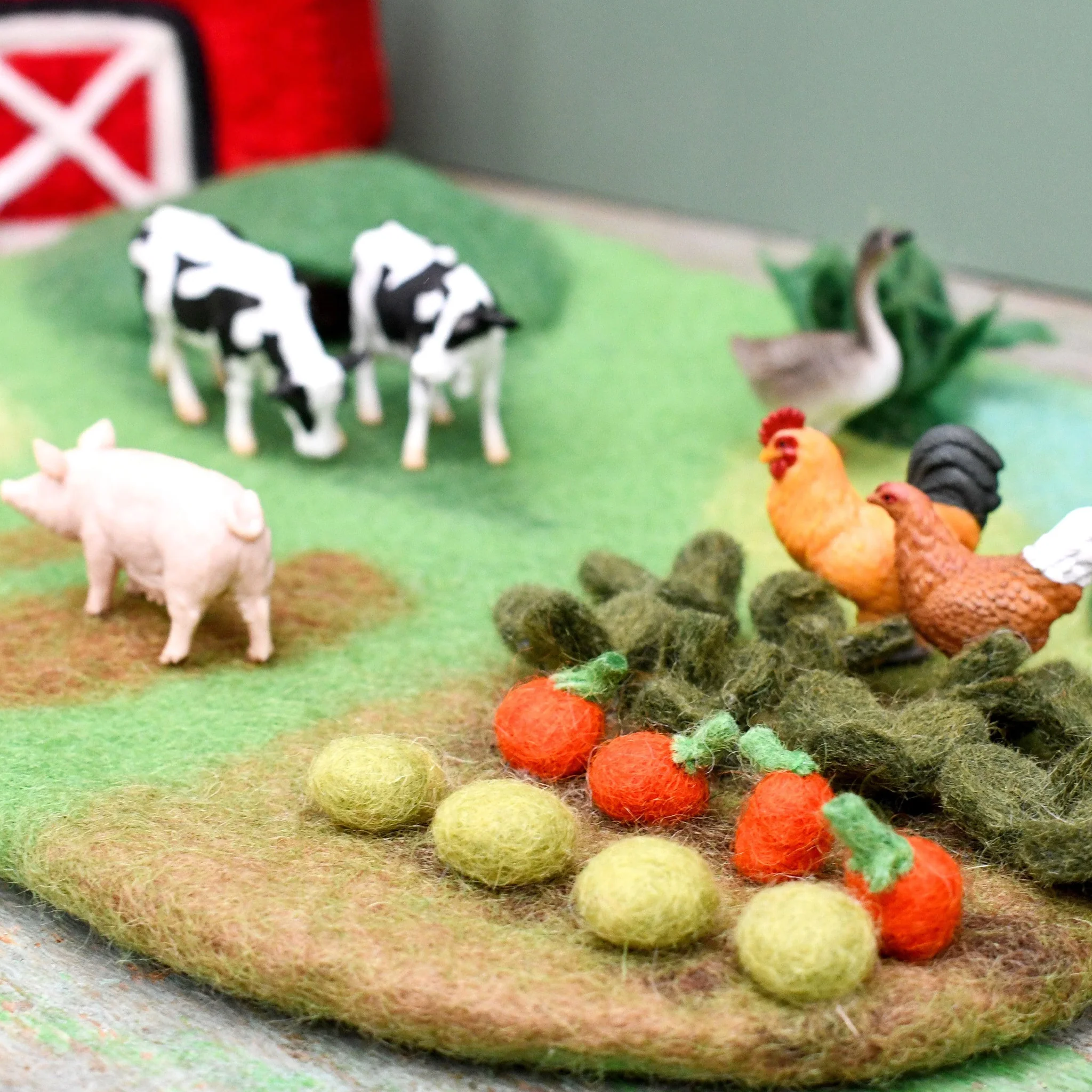 Tara Treasures: Farm Play Mat Playscape - Image 9