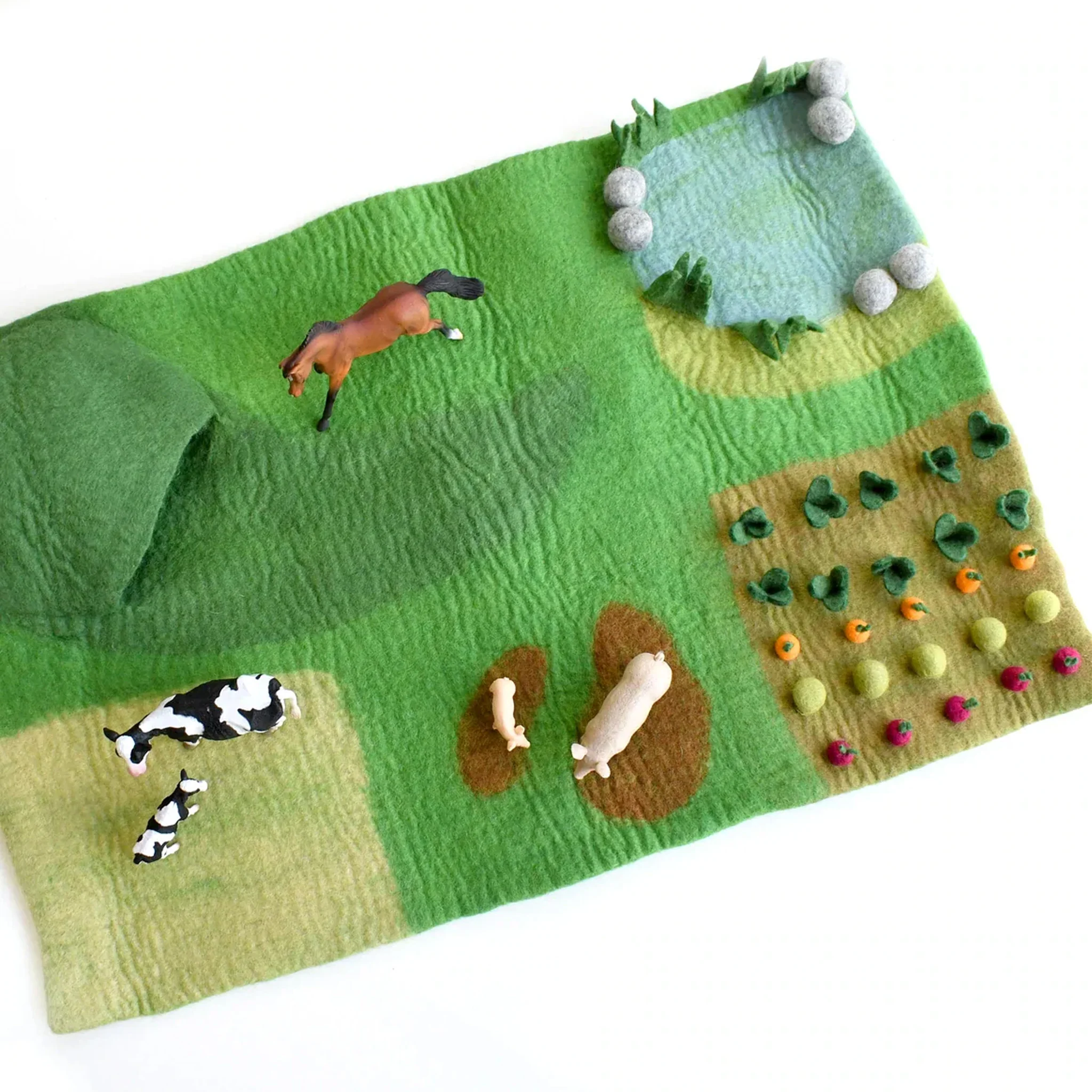 Tara Treasures: Farm Play Mat Playscape - Large - Image 2