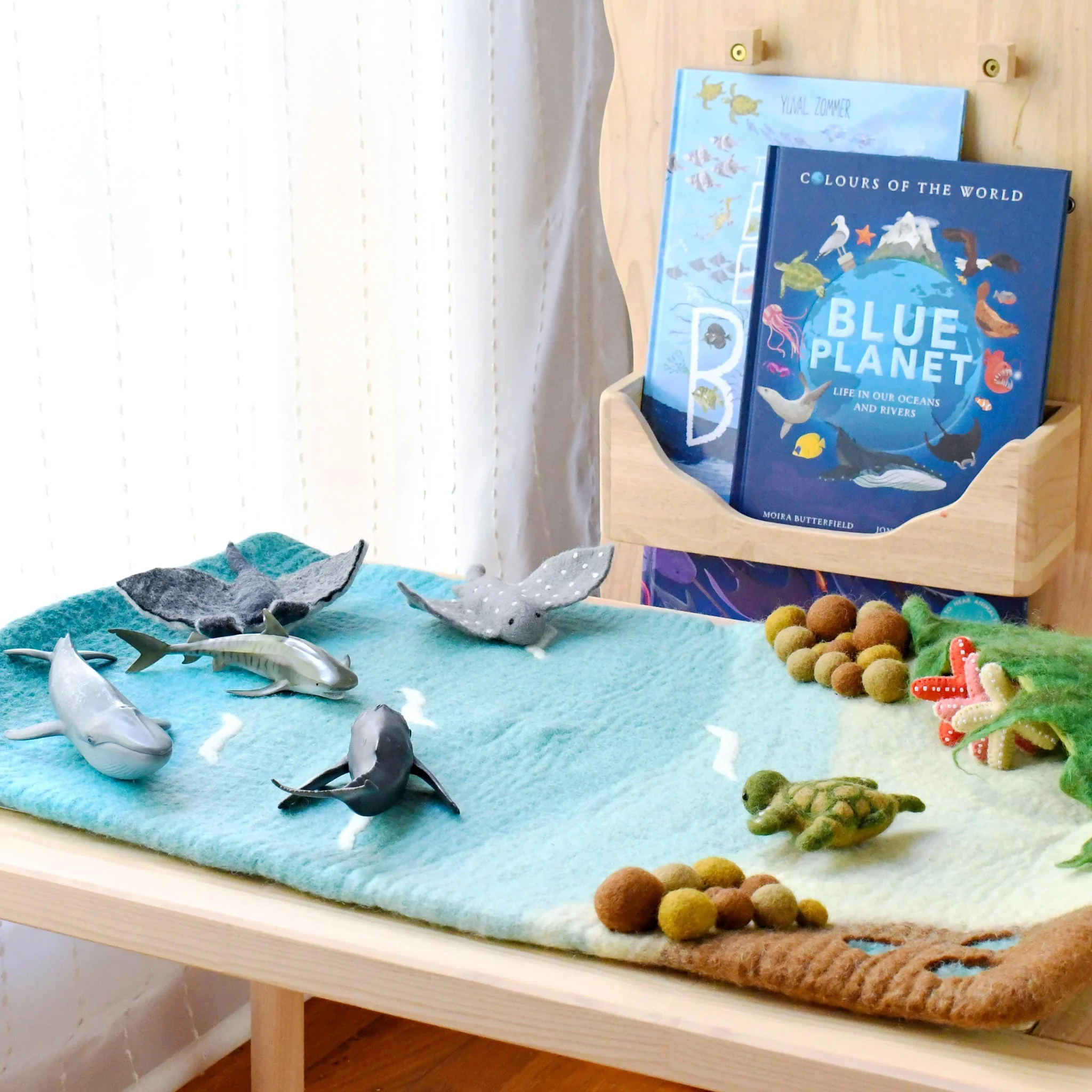 Tara Treasures: Sea and Rockpool Play Mat Playscape - Large - Image 3