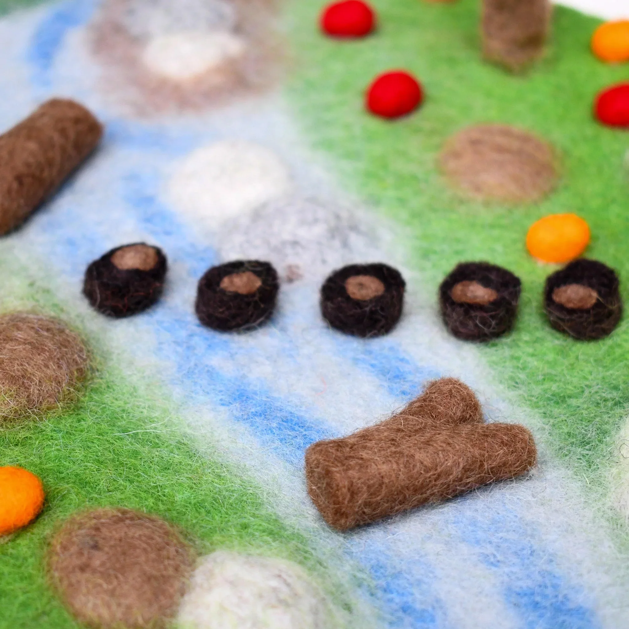 Tara Treasures: Woodland River Play Mat Playscape - Image 4
