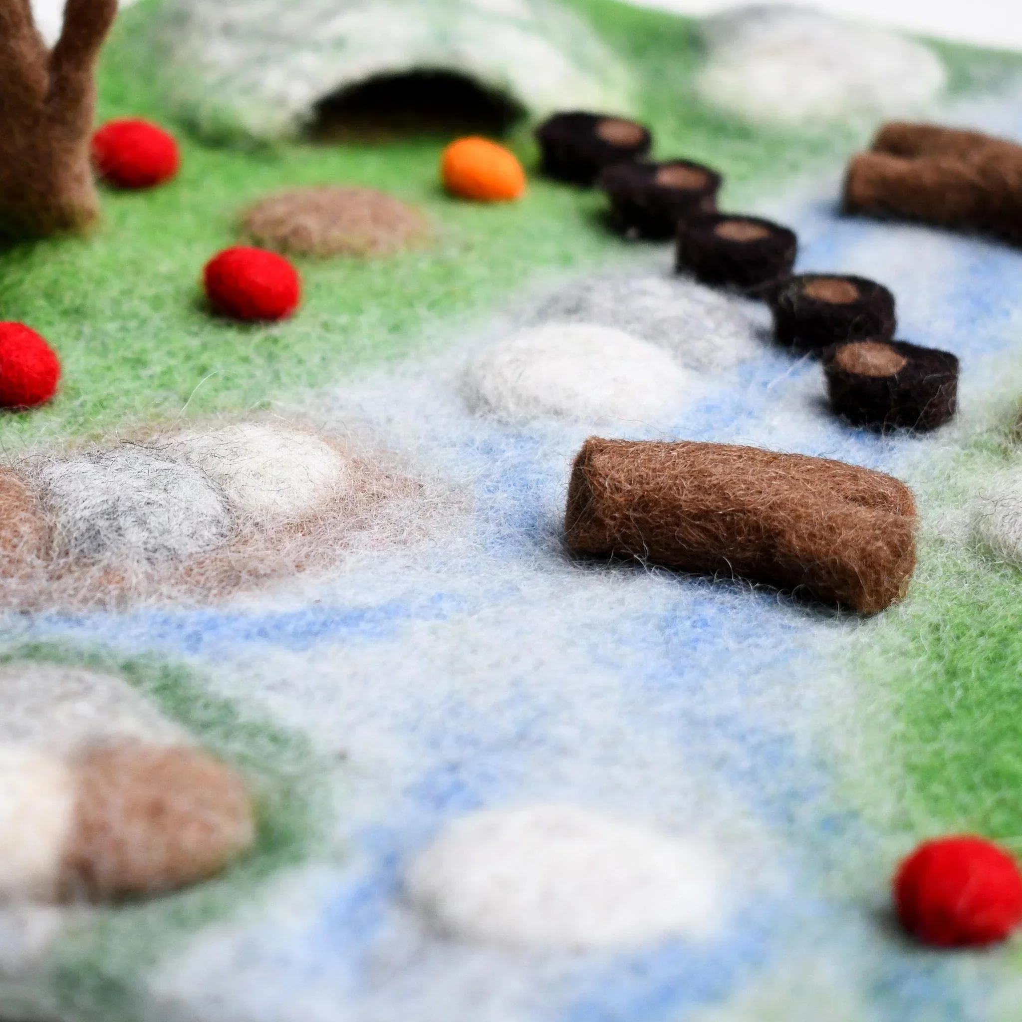 Tara Treasures: Woodland River Play Mat Playscape - Image 5