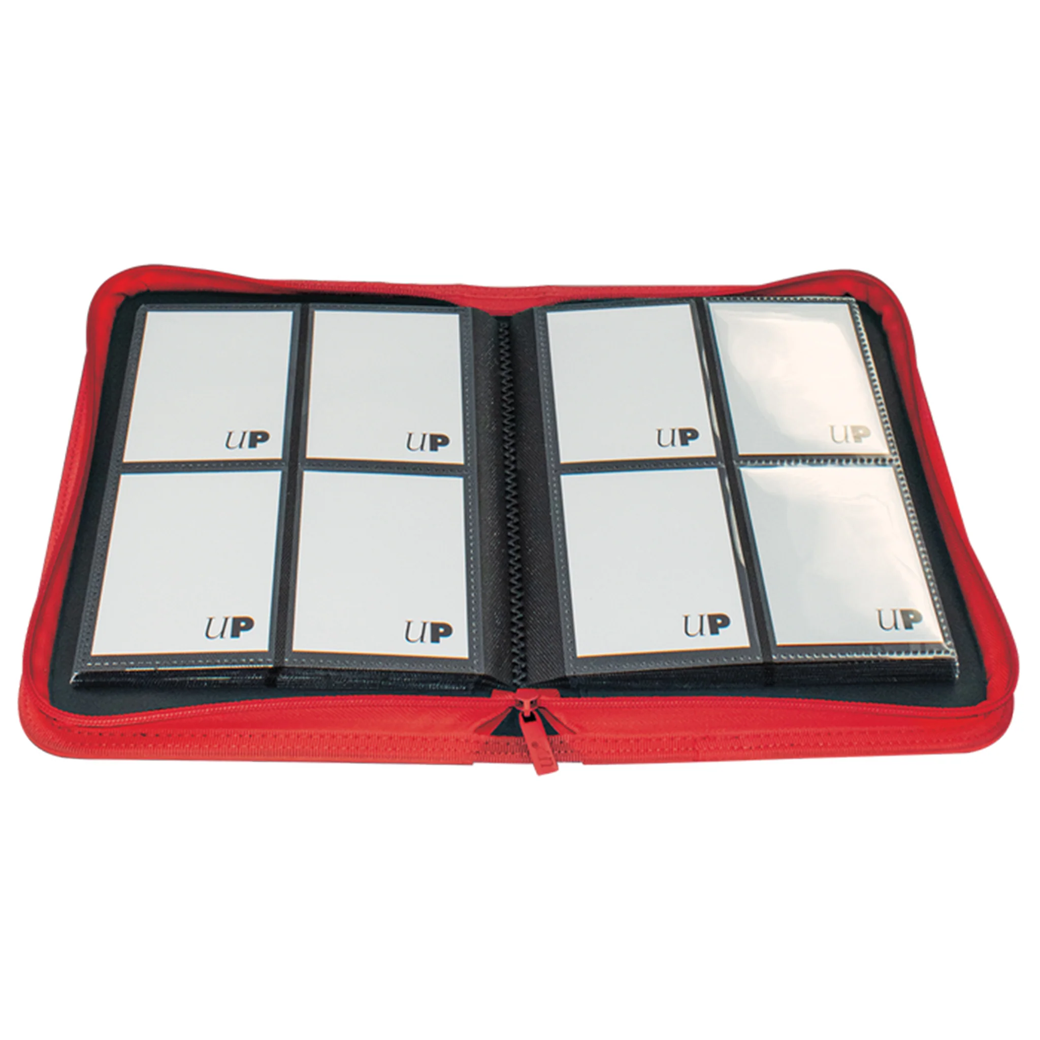 ULTRA PRO Binder - Vivid 4-Pocket Zippered Pro-Binder: Red - Image 2