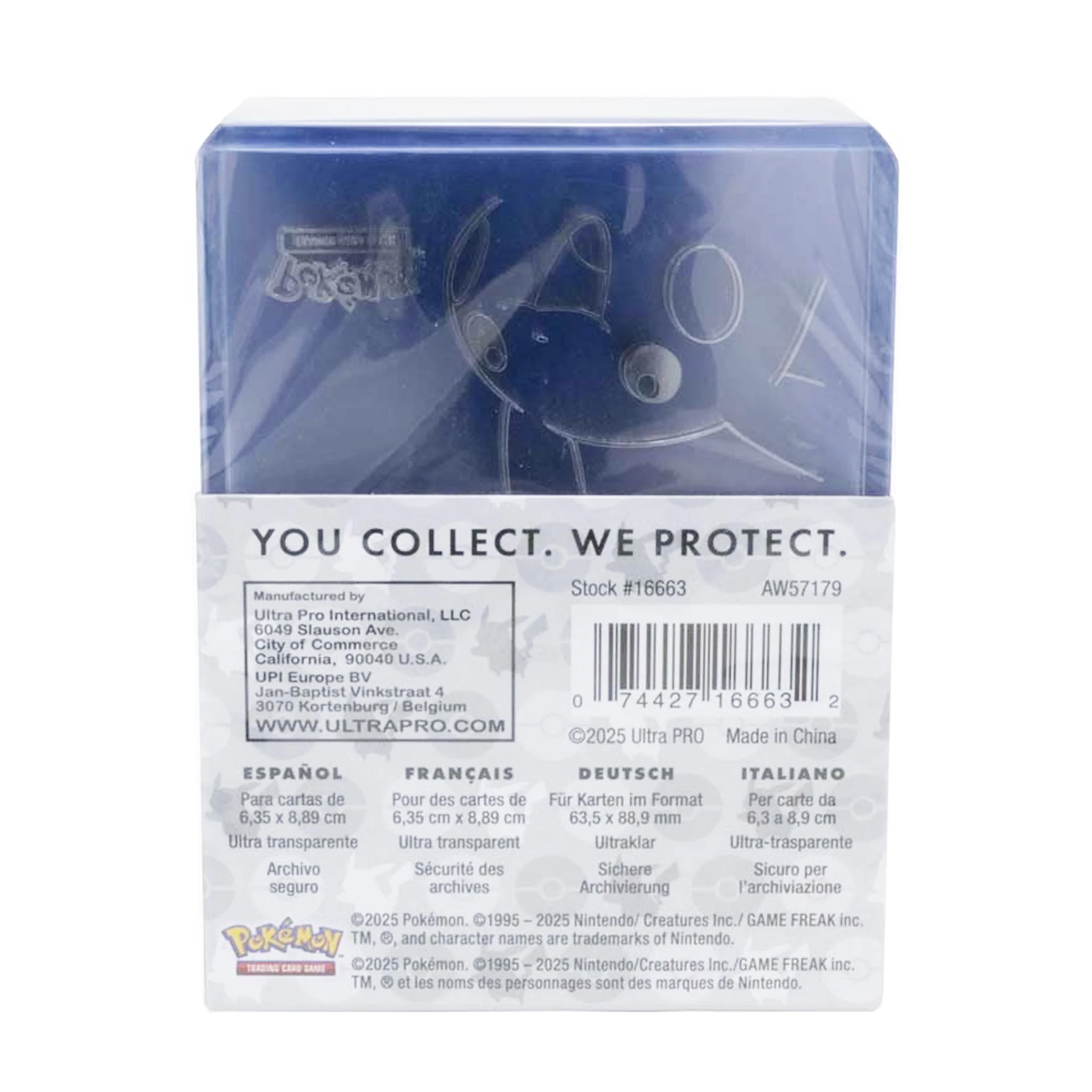 Ultra Pro Deck Sleeves - Pikachu Top Loader - 35pt - 25 pack - Image 3